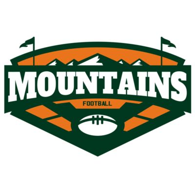 Mountains Football logo template 02 Thumbnail
